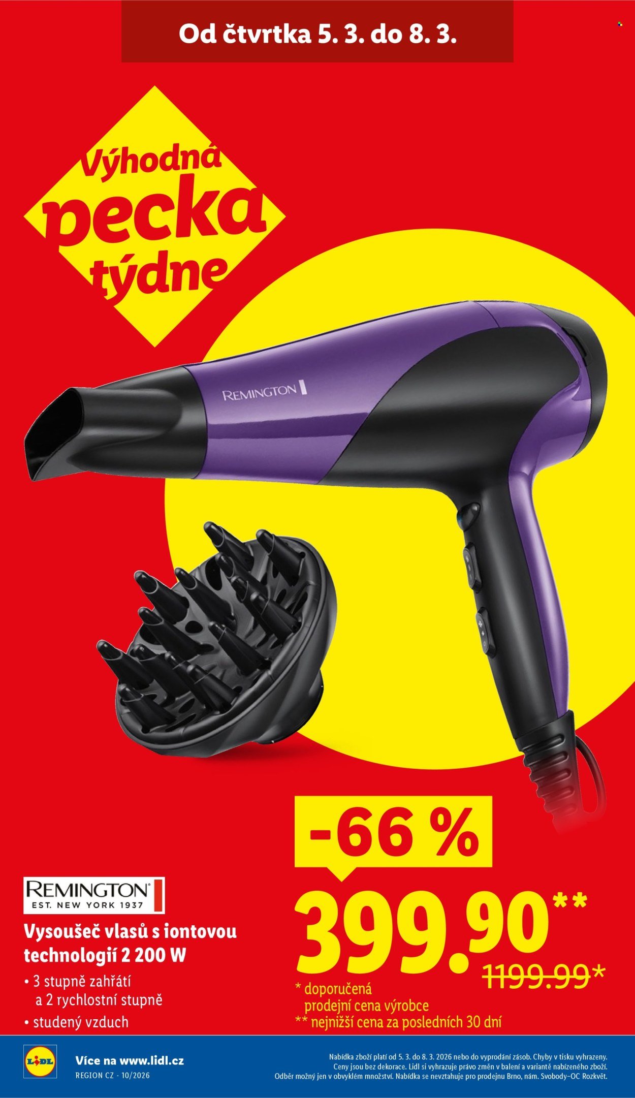 LIDL leták - Od čtvrtka 5.3.2026 (2026-03-05 - 2026-03-08)