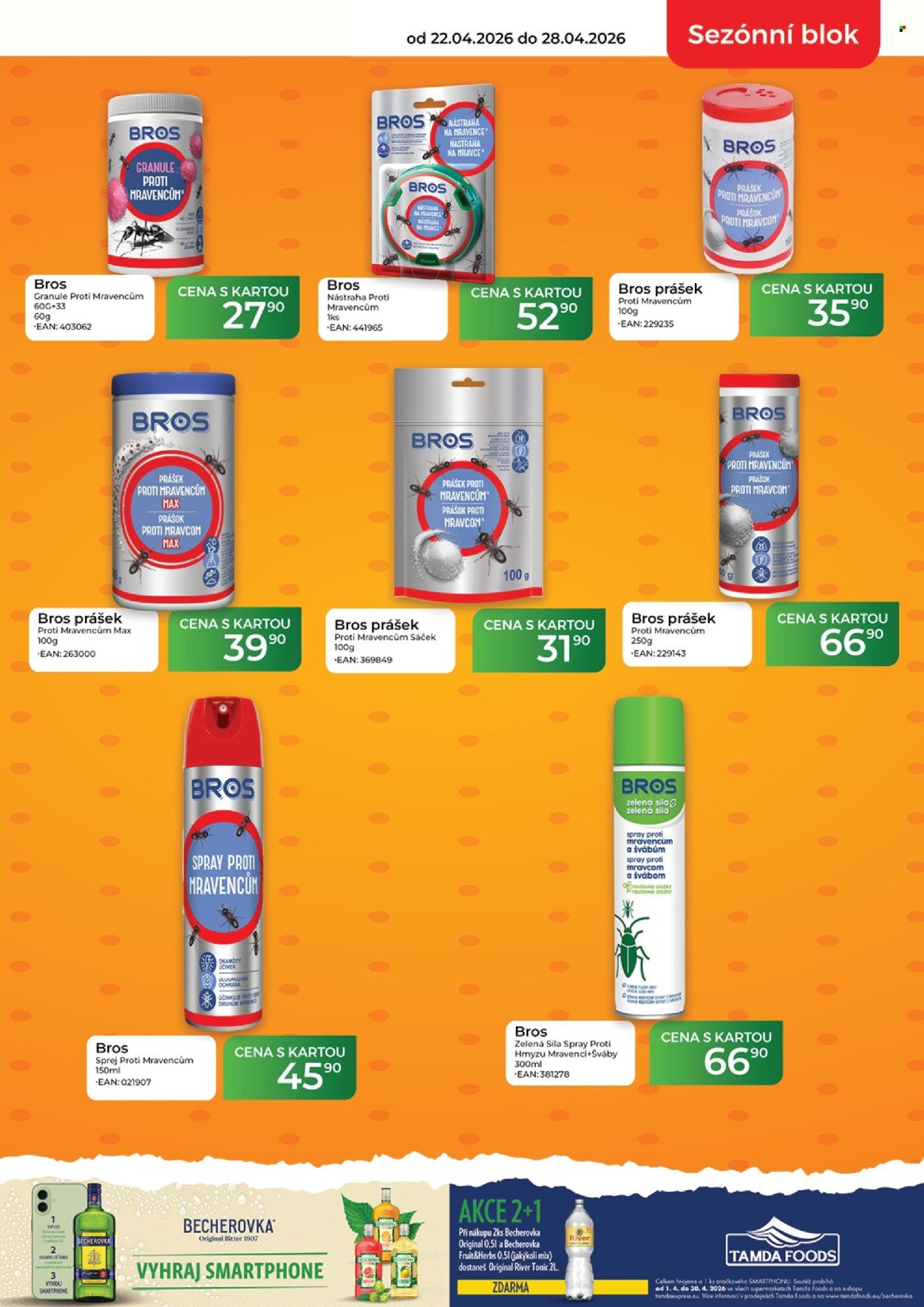 TAMDA FOODS leták - Od středy 22.4.2026 (2026-04-22 - 2026-04-28)