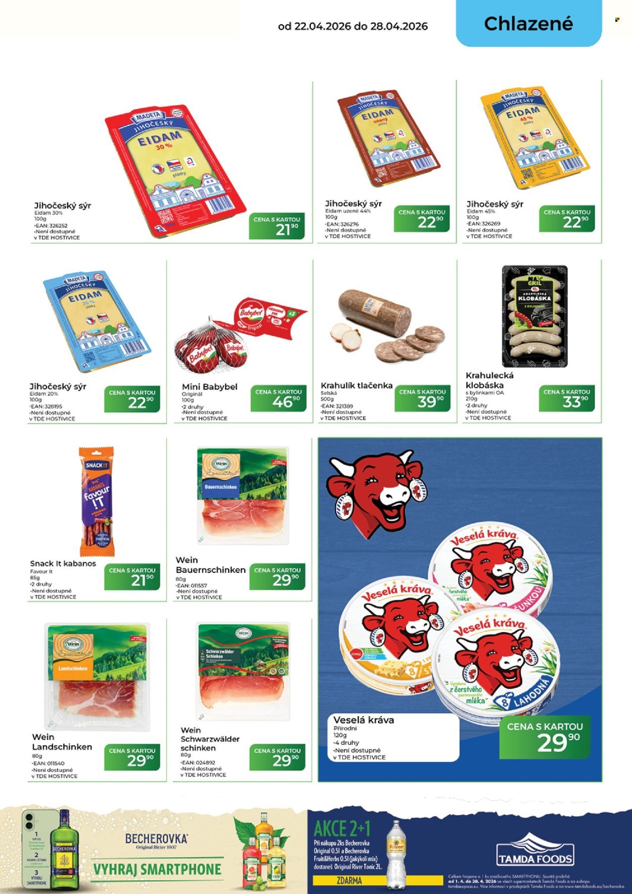 TAMDA FOODS leták - Od středy 22.4.2026 (2026-04-22 - 2026-04-28)