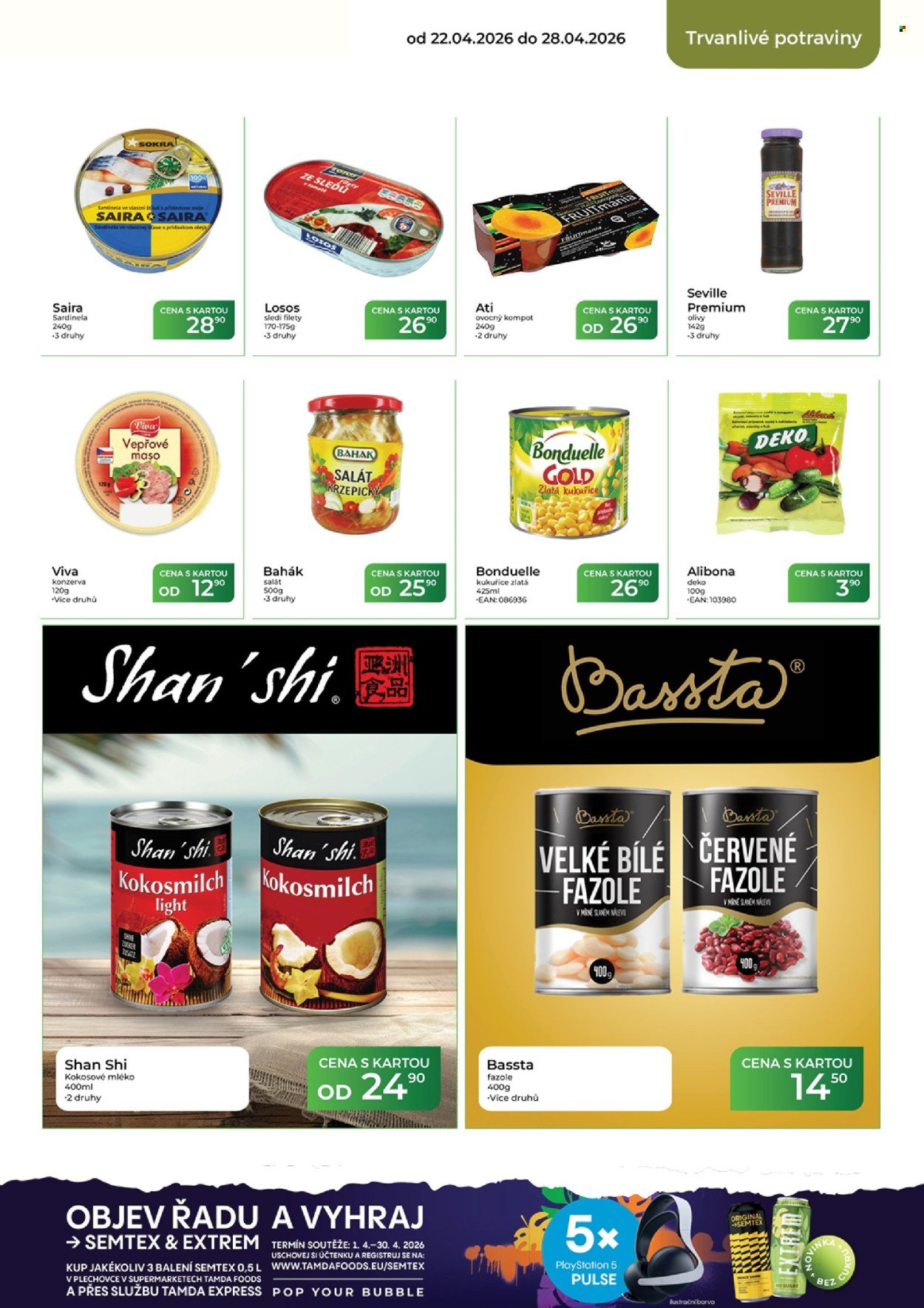 TAMDA FOODS leták - Od středy 22.4.2026 (2026-04-22 - 2026-04-28)