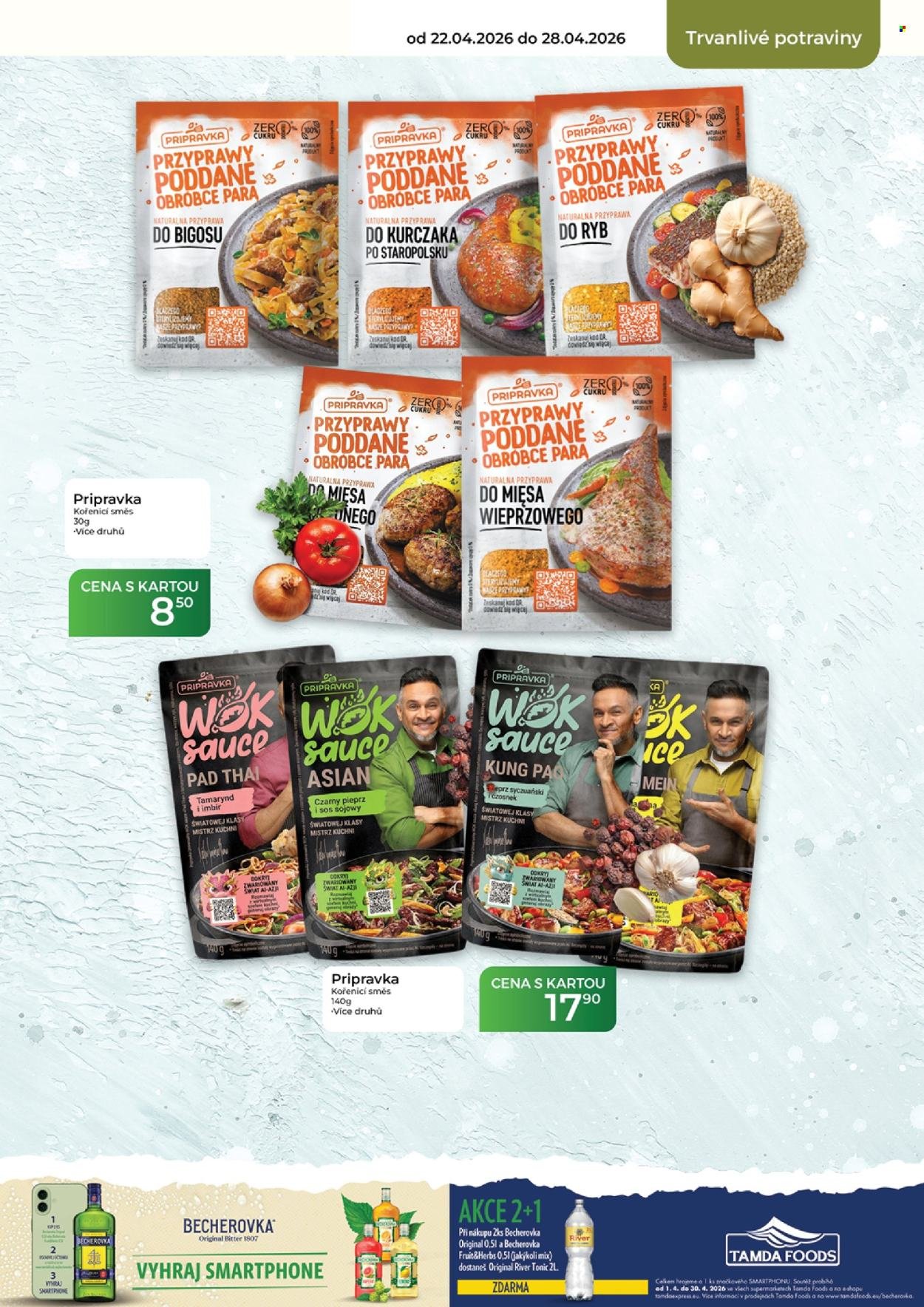 TAMDA FOODS leták - Od středy 22.4.2026 (2026-04-22 - 2026-04-28)