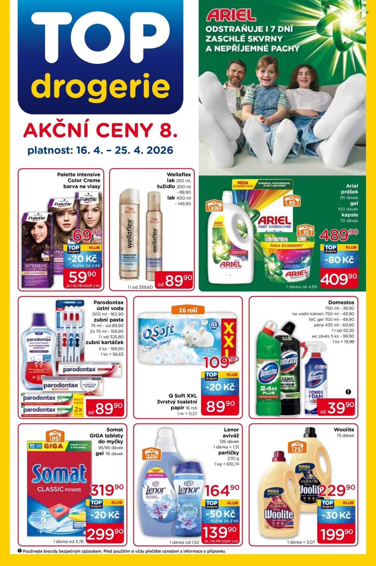 TOP DROGERIE leták - Od čtvrtka 16.4.2026 (2026-04-16 - 2026-04-25)