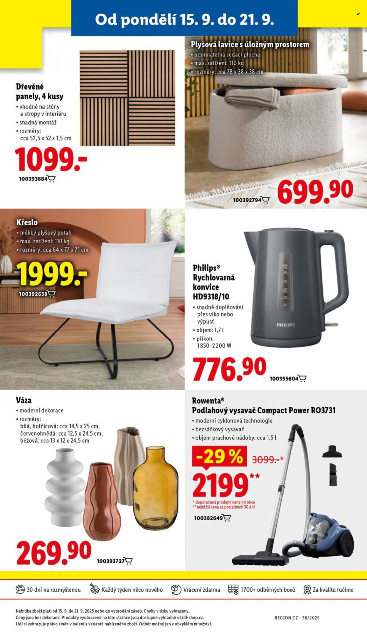 LIDL leták - Spotřební zboží (2025-09-15 - 2025-09-21)
