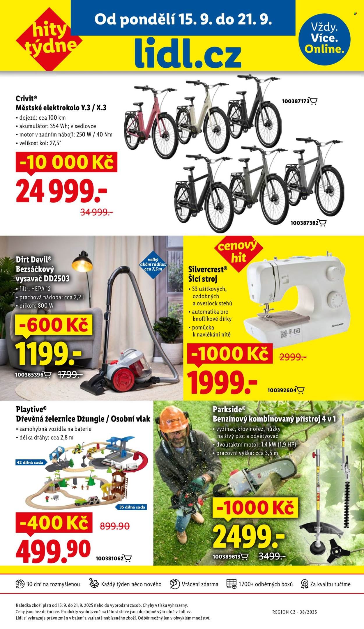 LIDL leták - Spotřební zboží (2025-09-15 - 2025-09-21)