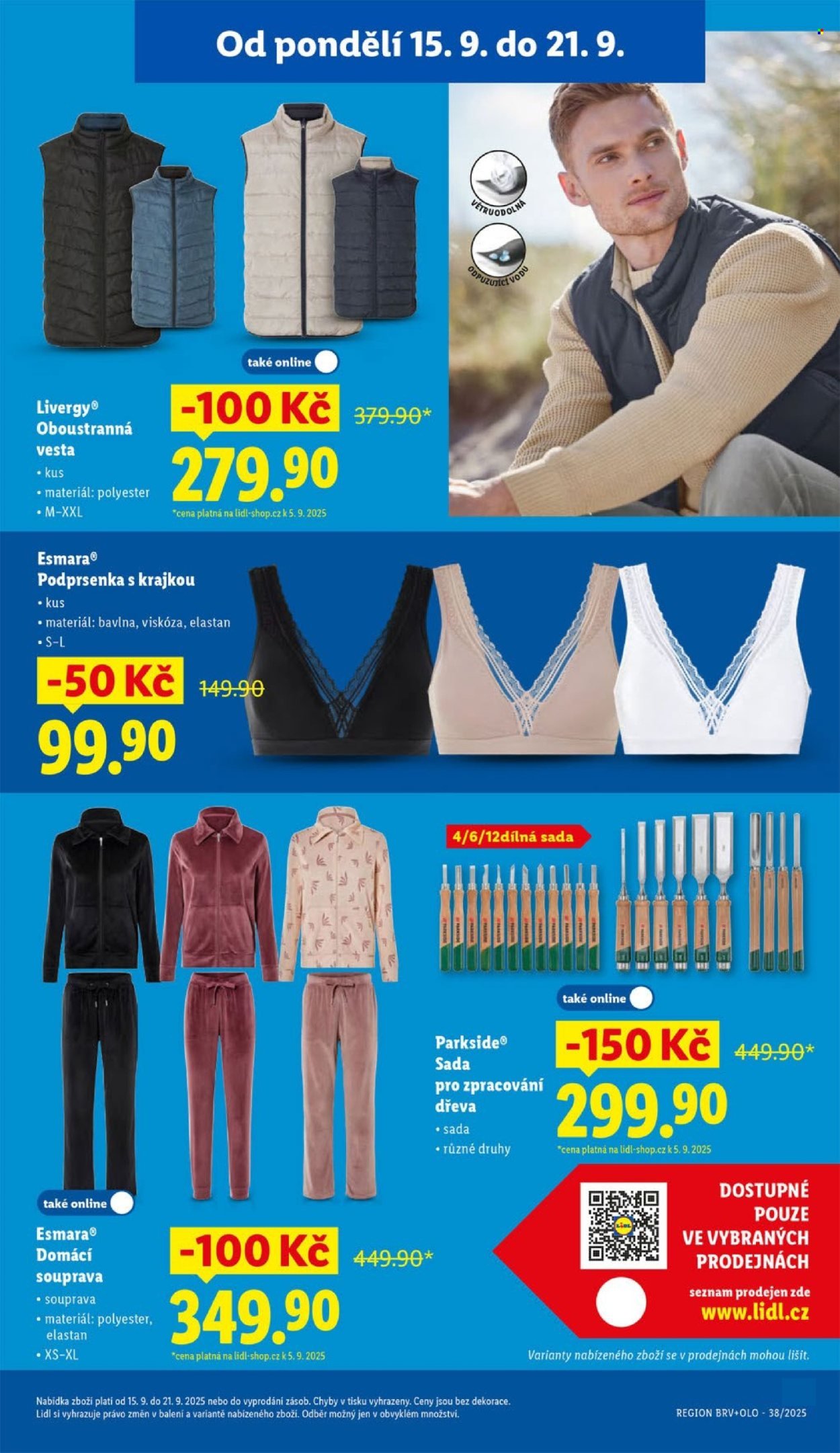 LIDL leták - Spotřební zboží (2025-09-15 - 2025-09-21)