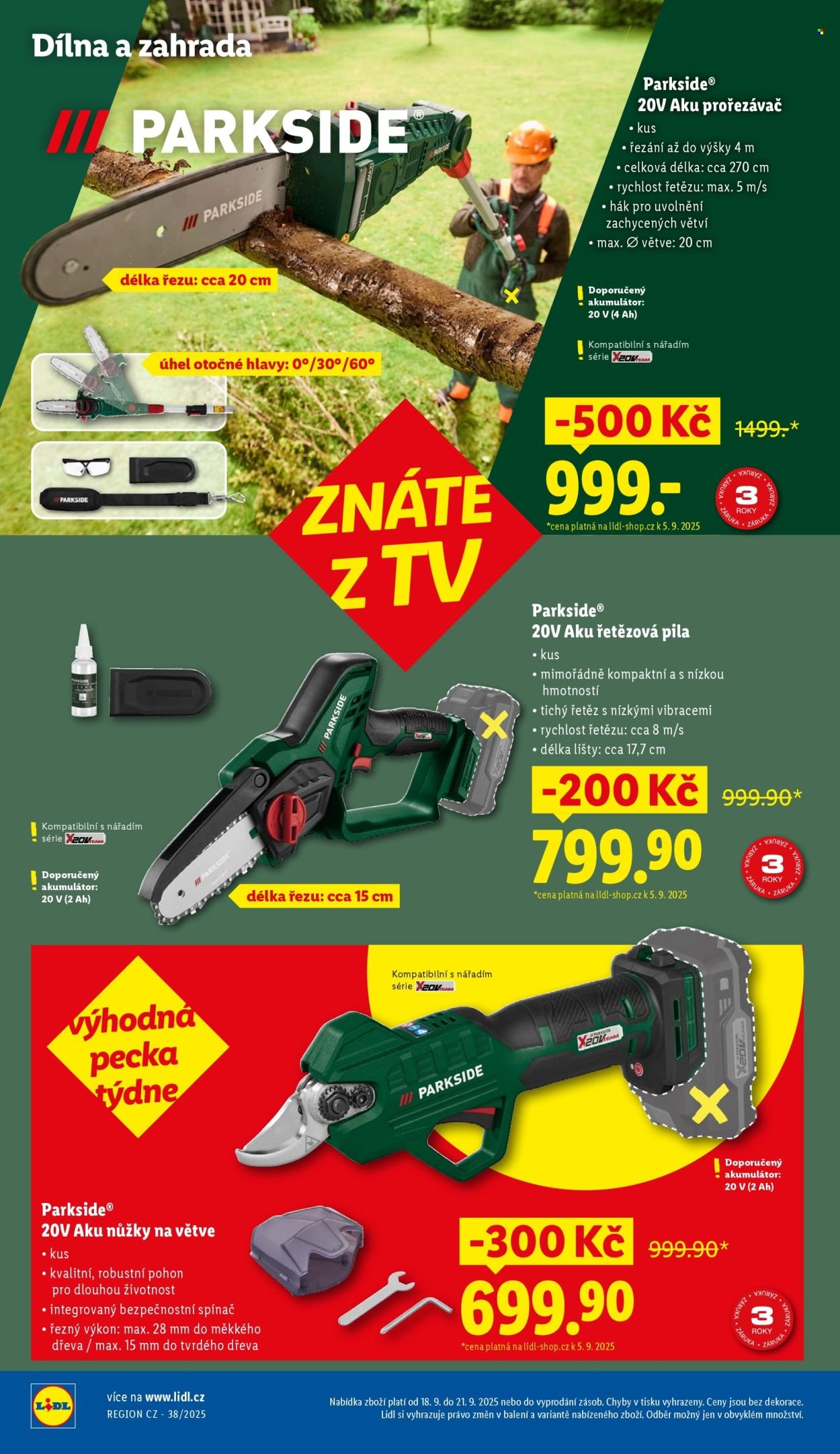LIDL leták - Spotřební zboží (2025-09-15 - 2025-09-21)