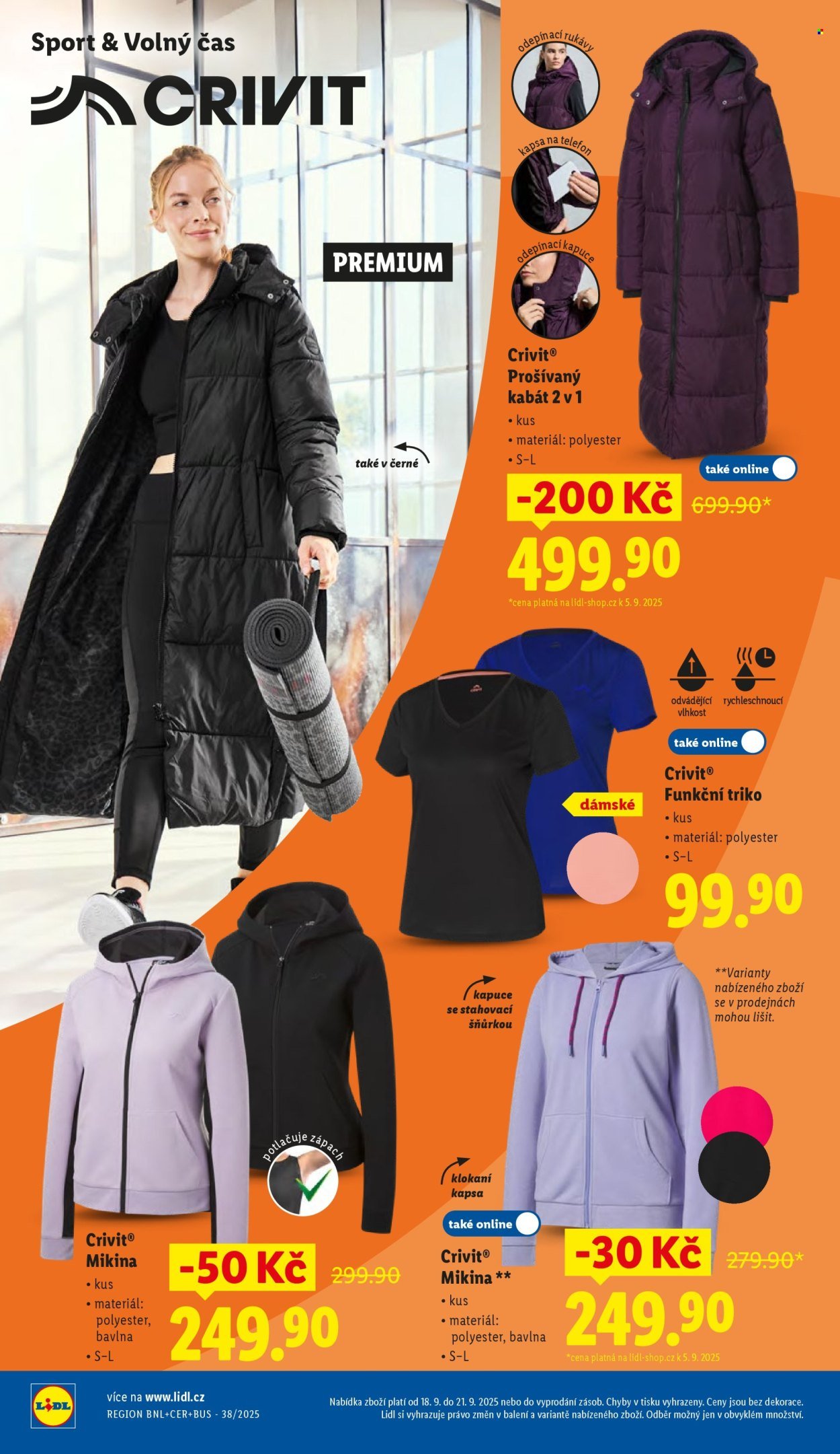 LIDL leták - Spotřební zboží (2025-09-15 - 2025-09-21)