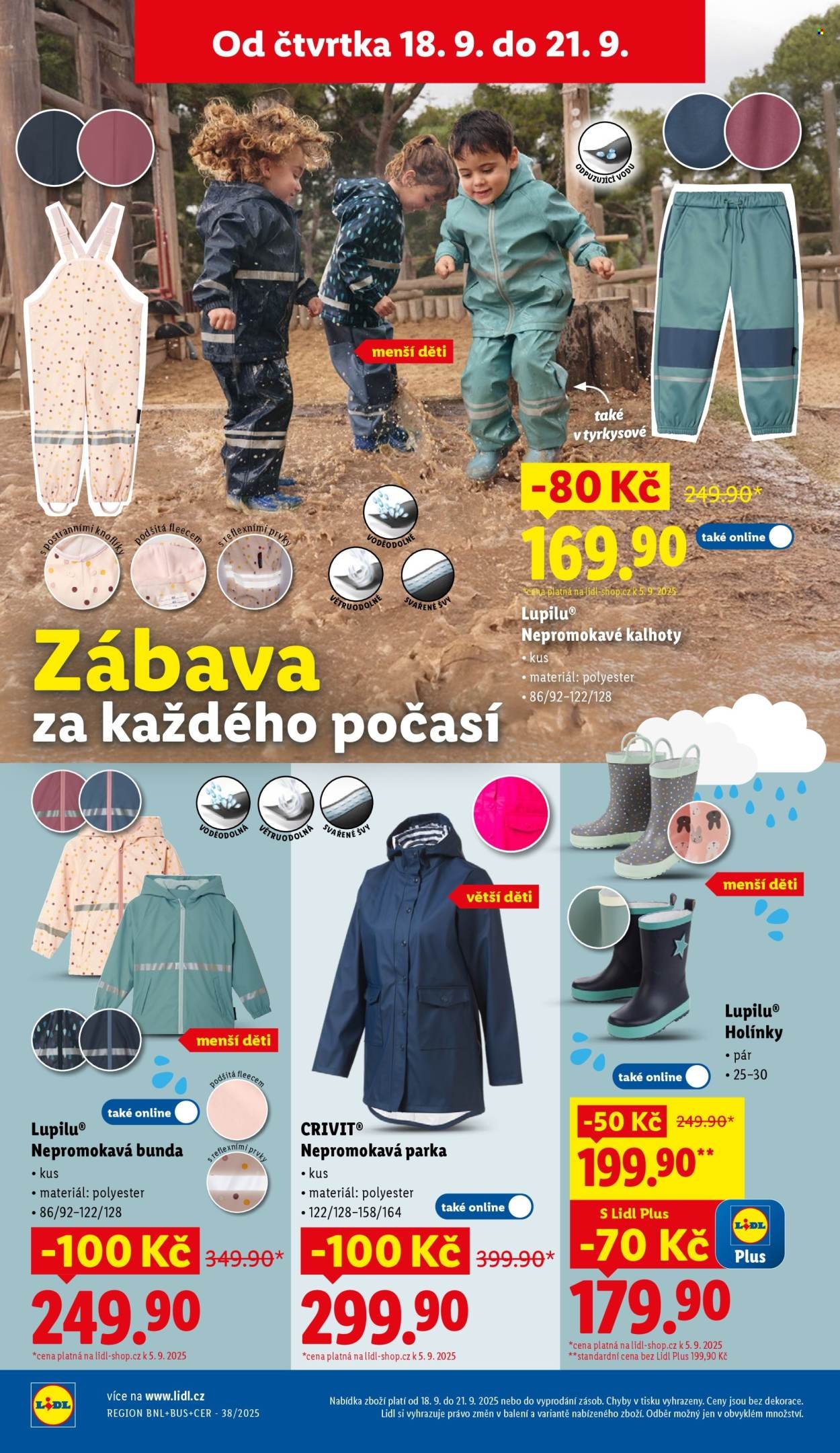 LIDL leták - Spotřební zboží (2025-09-15 - 2025-09-21)