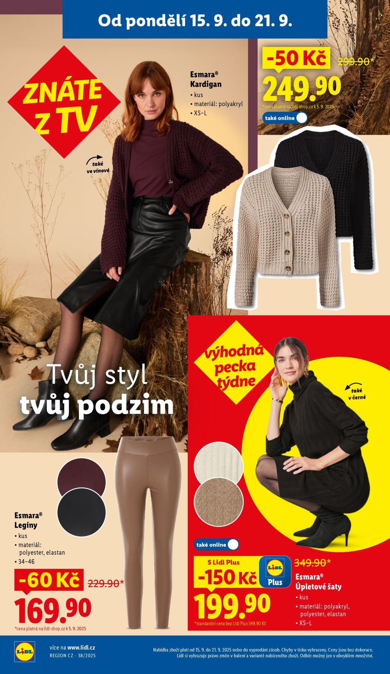 LIDL leták - Spotřební zboží (2025-09-15 - 2025-09-21)