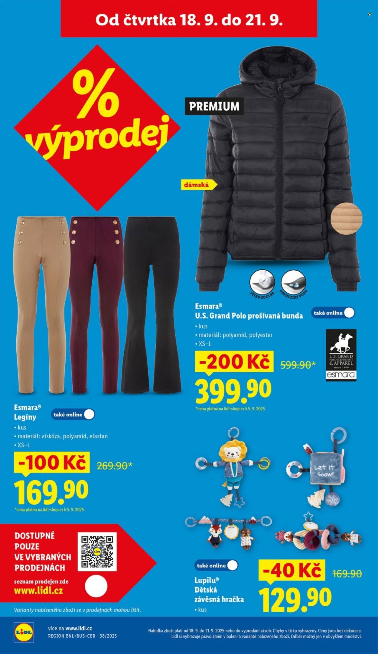 LIDL leták - Spotřební zboží (2025-09-15 - 2025-09-21)