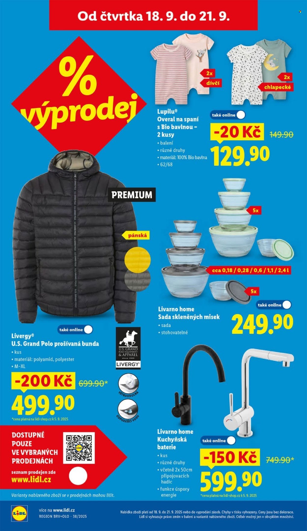 LIDL leták - Spotřební zboží (2025-09-15 - 2025-09-21)