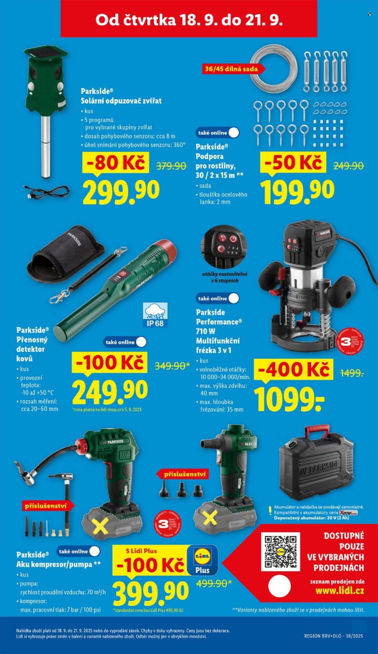 LIDL leták - Spotřební zboží (2025-09-15 - 2025-09-21)