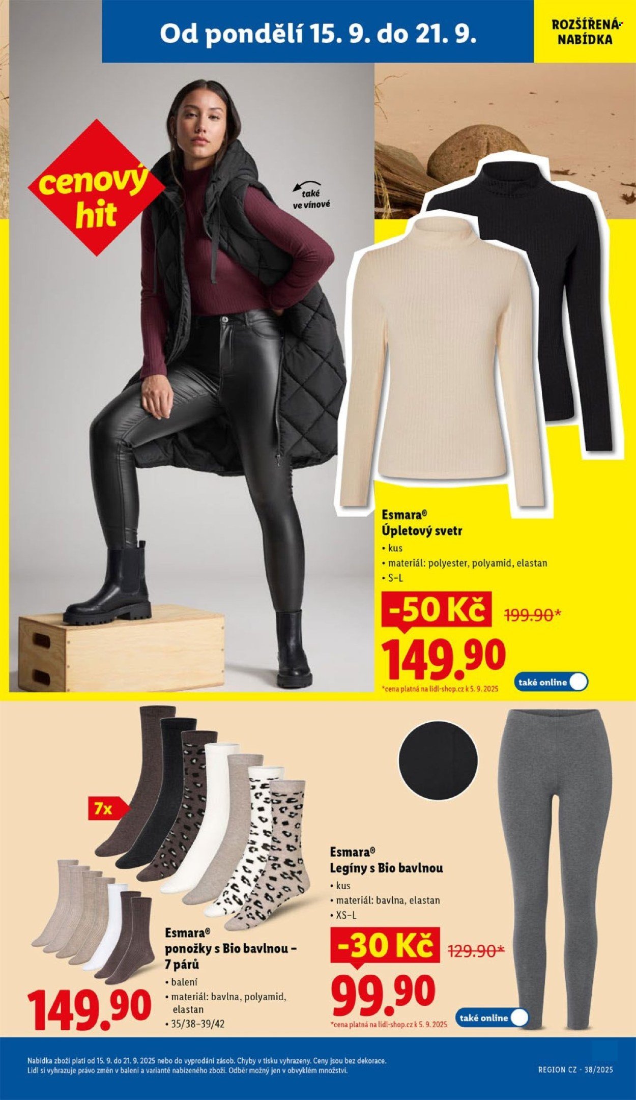 LIDL leták - Spotřební zboží (2025-09-15 - 2025-09-21)