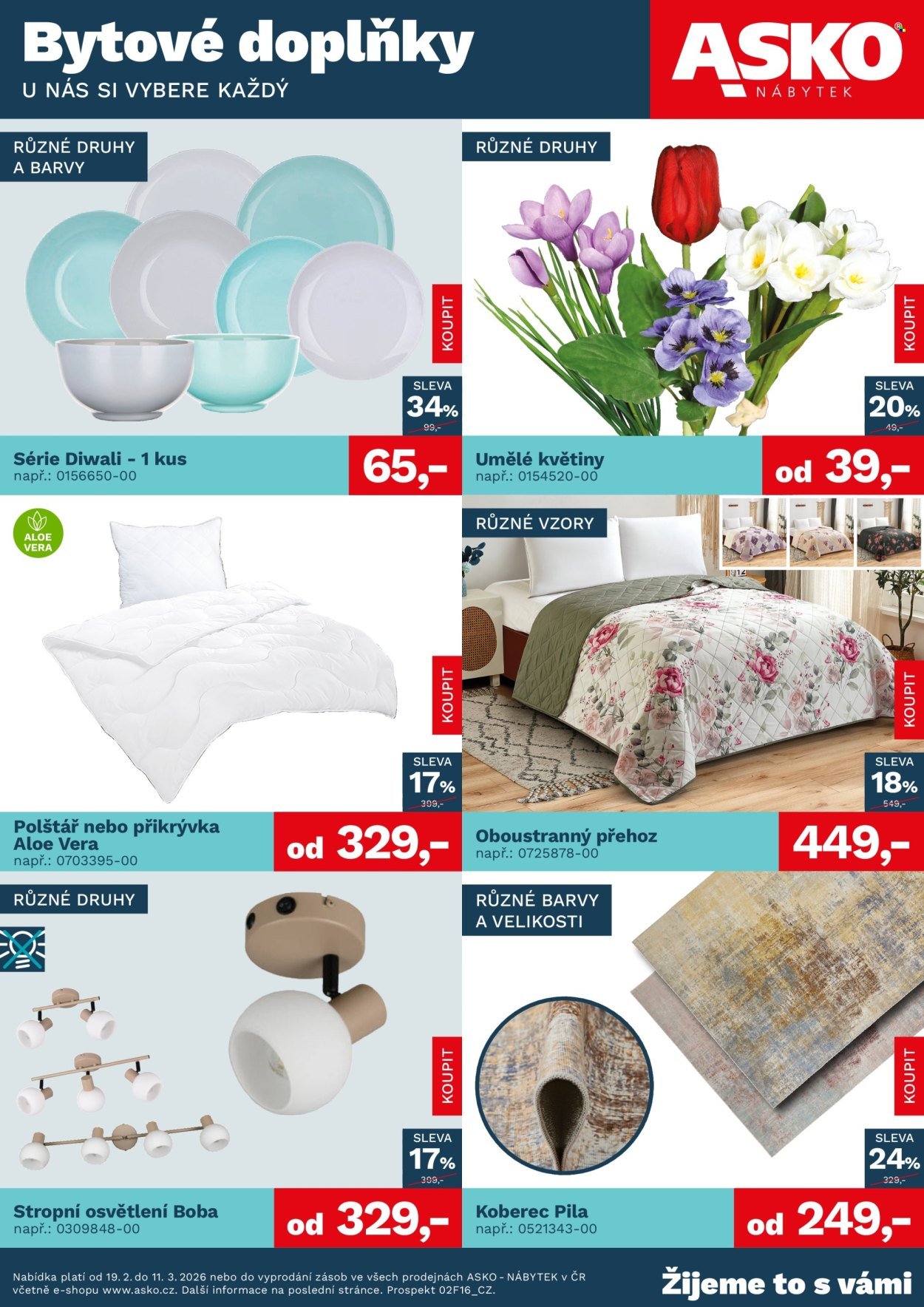 ASKO leták - Bytové doplňky za skvělé ceny (2026-02-19 - 2026-03-11)