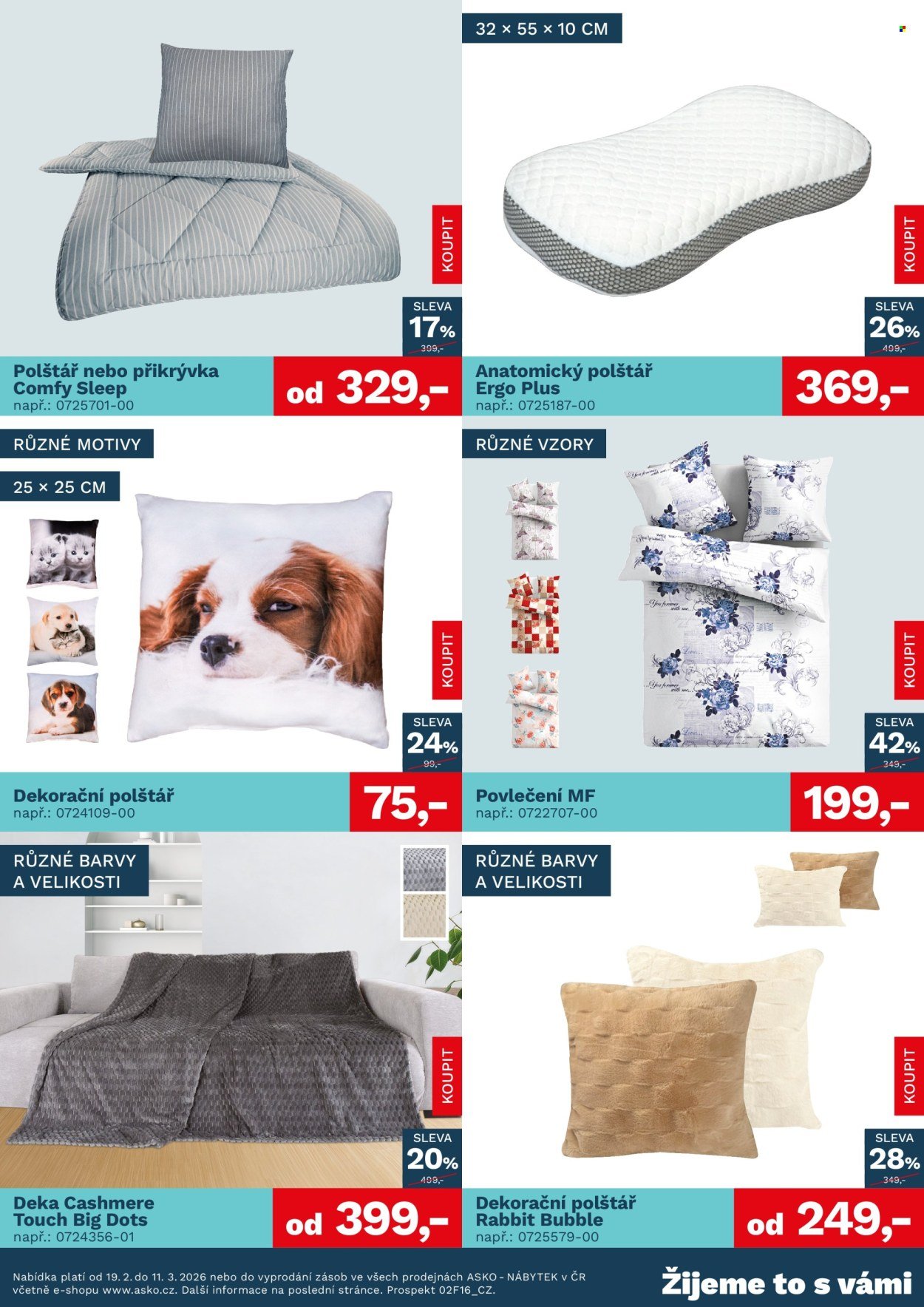 ASKO leták - Bytové doplňky za skvělé ceny (2026-02-19 - 2026-03-11)