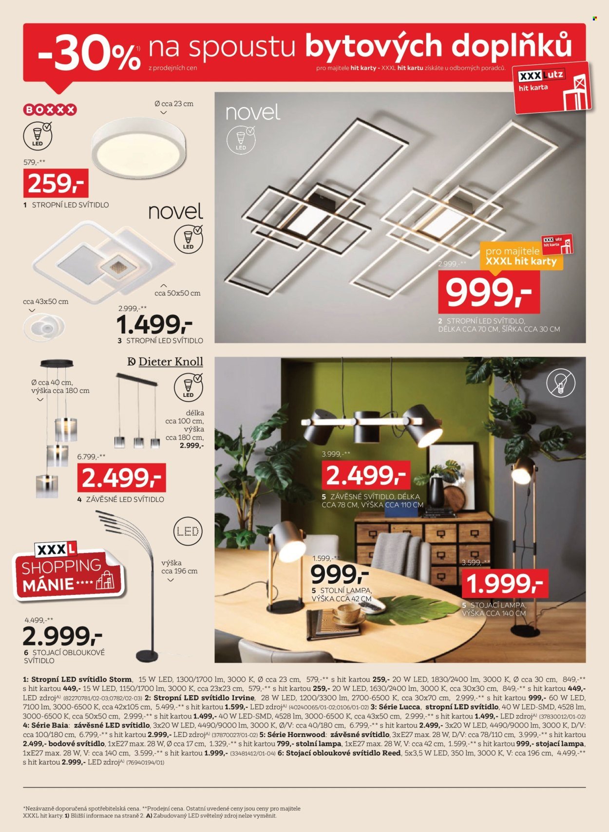 XXXLUTZ leták - Sleva 30 % téměř na všechno (2026-04-20 - 2026-05-03)