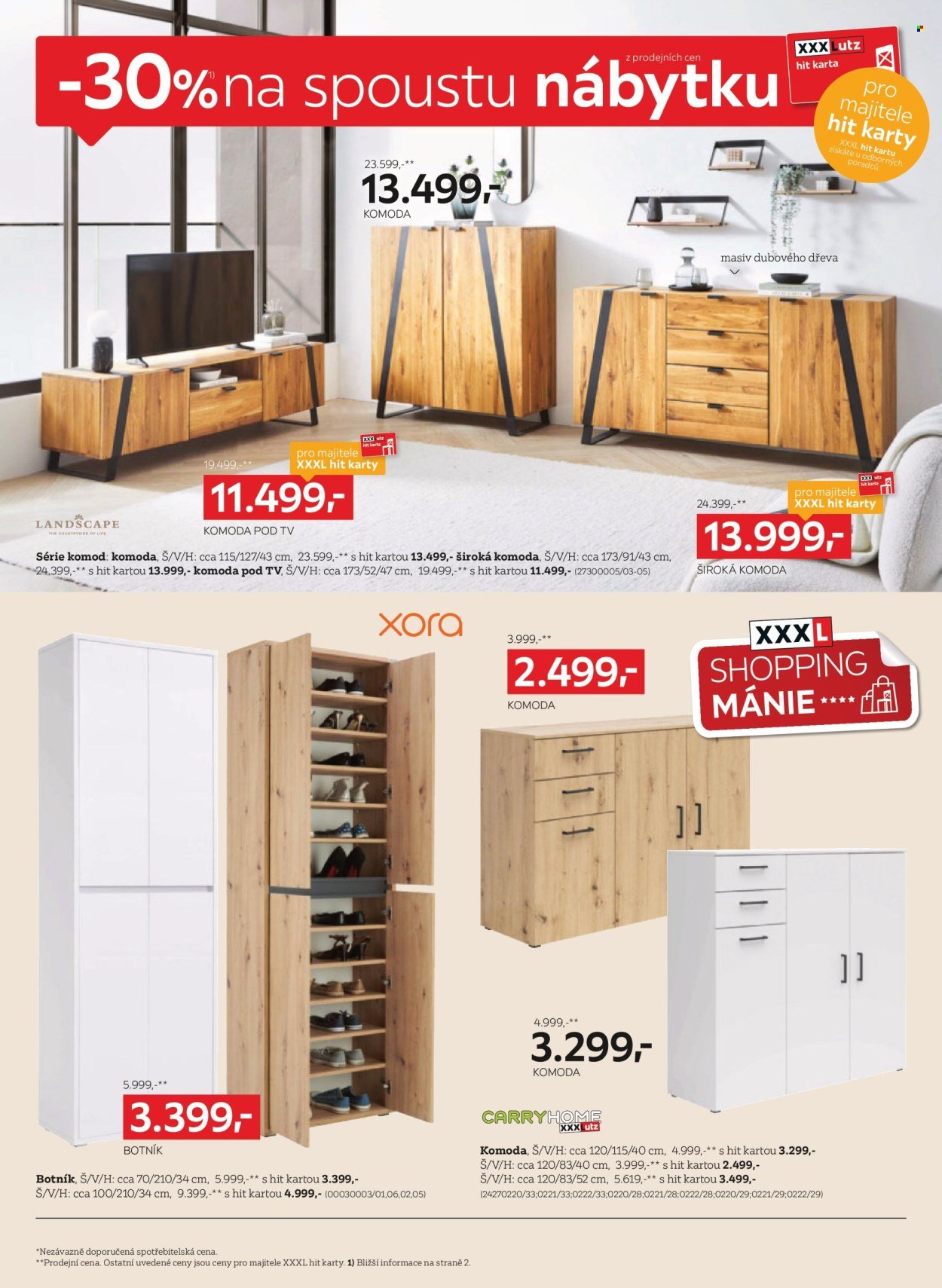 XXXLUTZ leták - Sleva 30 % téměř na všechno (2026-04-20 - 2026-05-03)