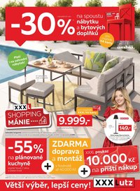 XXXLUTZ leták - Sleva 30 % téměř na všechno (2026-04-20 - 2026-05-03)