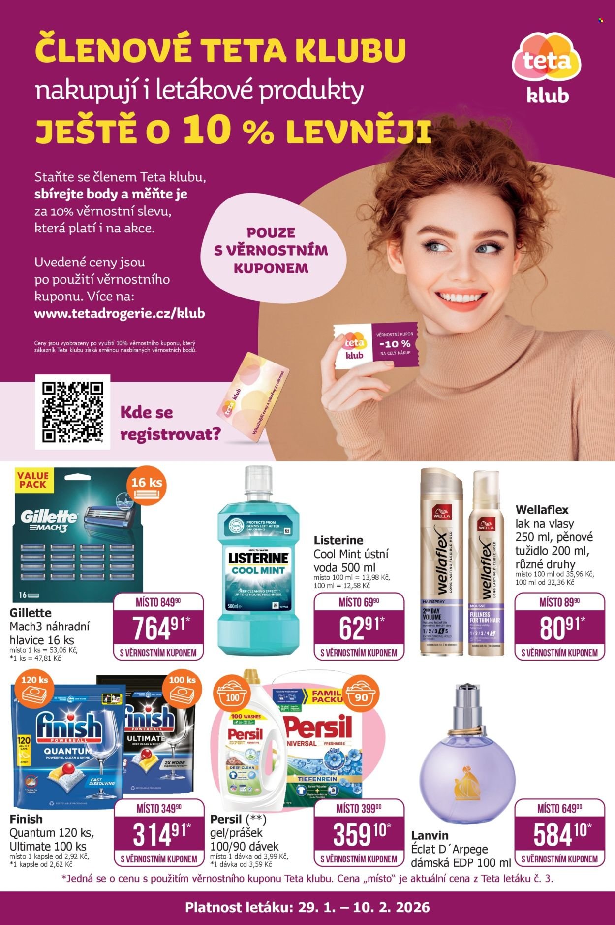 TETA DROGERIE leták - Klub (2026-01-29 - 2026-02-10)