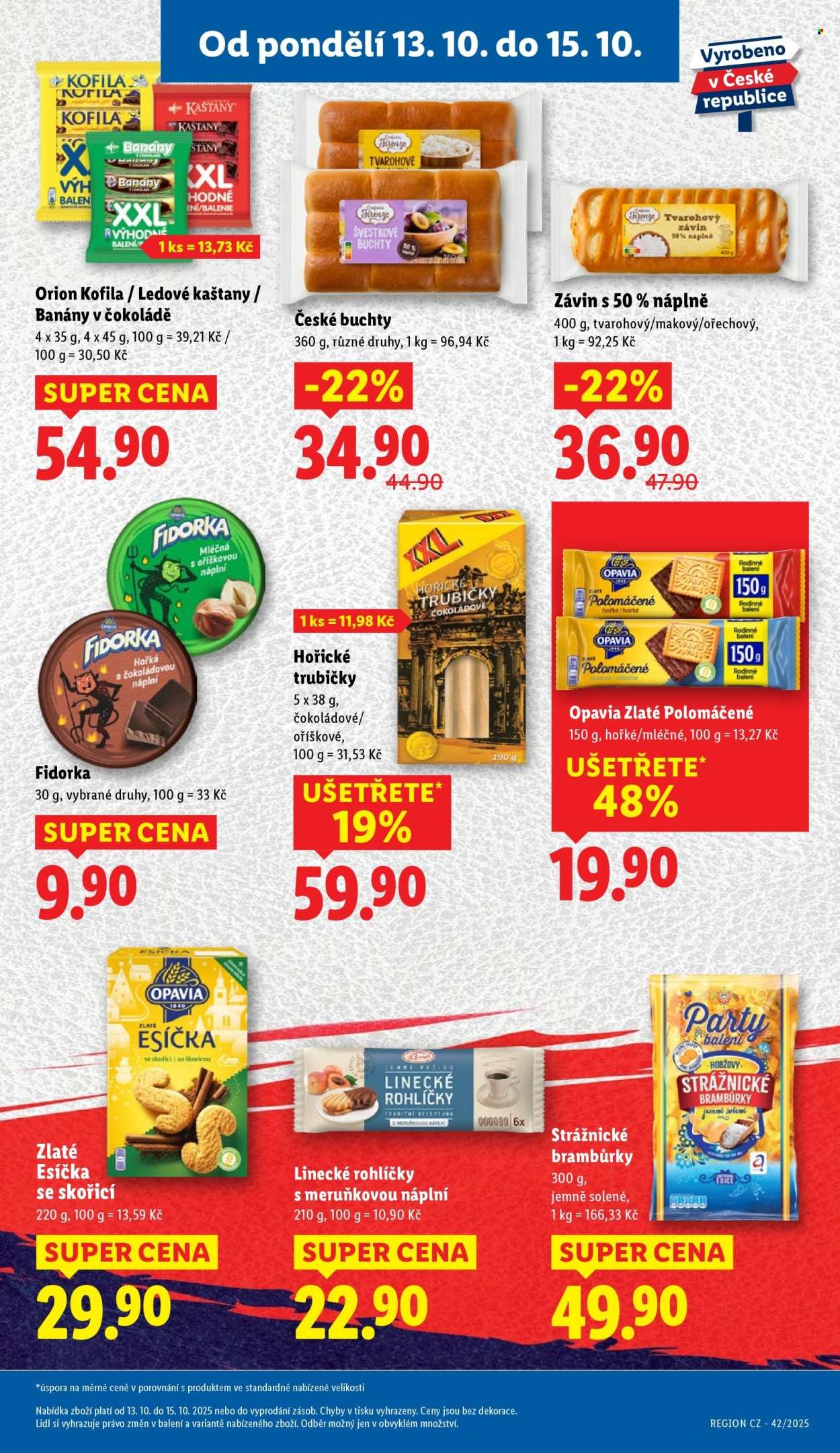 LIDL leták - Od pondělí 13.10.2025 (2025-10-13 - 2025-10-15)