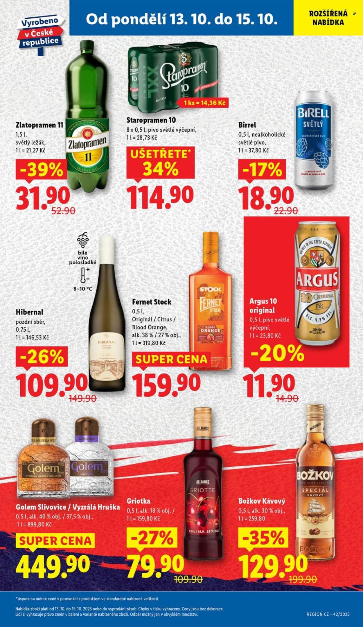 LIDL leták - Od pondělí 13.10.2025 (2025-10-13 - 2025-10-15)
