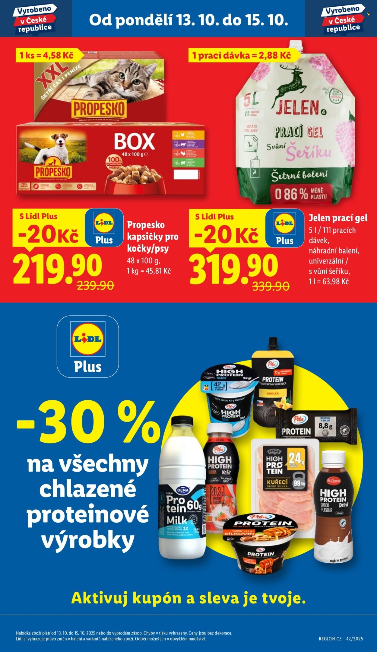LIDL leták - Od pondělí 13.10.2025 (2025-10-13 - 2025-10-15)