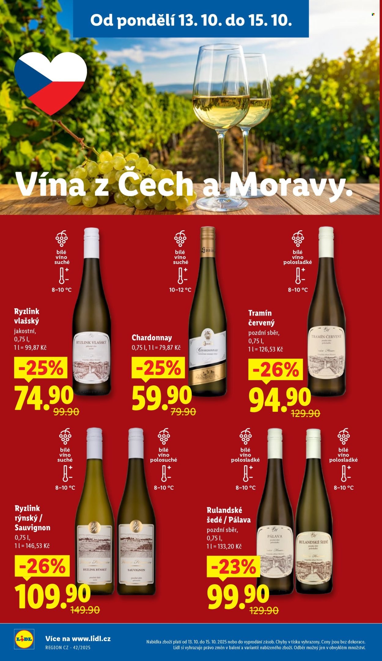 LIDL leták - Od pondělí 13.10.2025 (2025-10-13 - 2025-10-15)