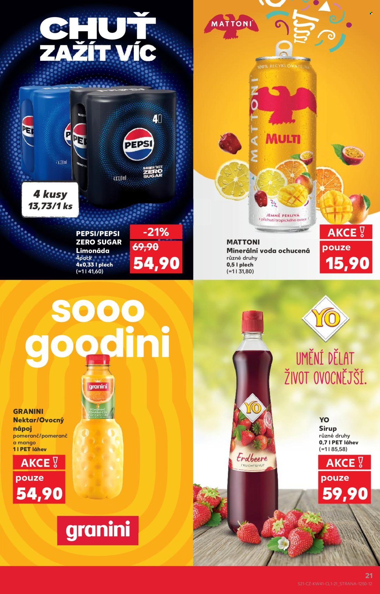 KAUFLAND leták - Oblíbené značky za super ceny (2025-10-08 - 2025-10-21)