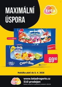 TETA DROGERIE leták - Maximální úspora (2026-03-08 - 2026-04-05)