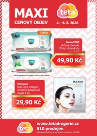 TETA DROGERIE leták - Maxi cenový objev (2026-05-04 - 2026-05-06)