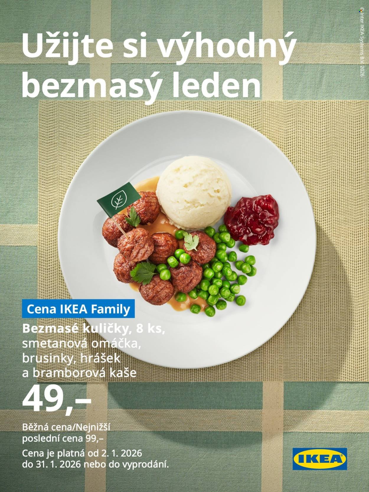 IKEA leták - Od pátku 2.1.2026 (2026-01-02 - 2026-01-31)
