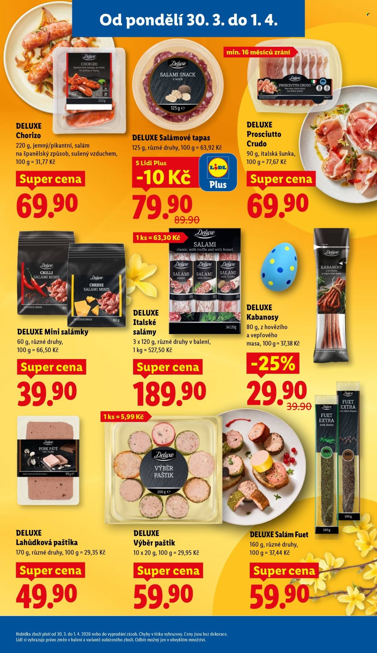 LIDL leták - Od pondělí 30.3.2026 (2026-03-30 - 2026-04-01)