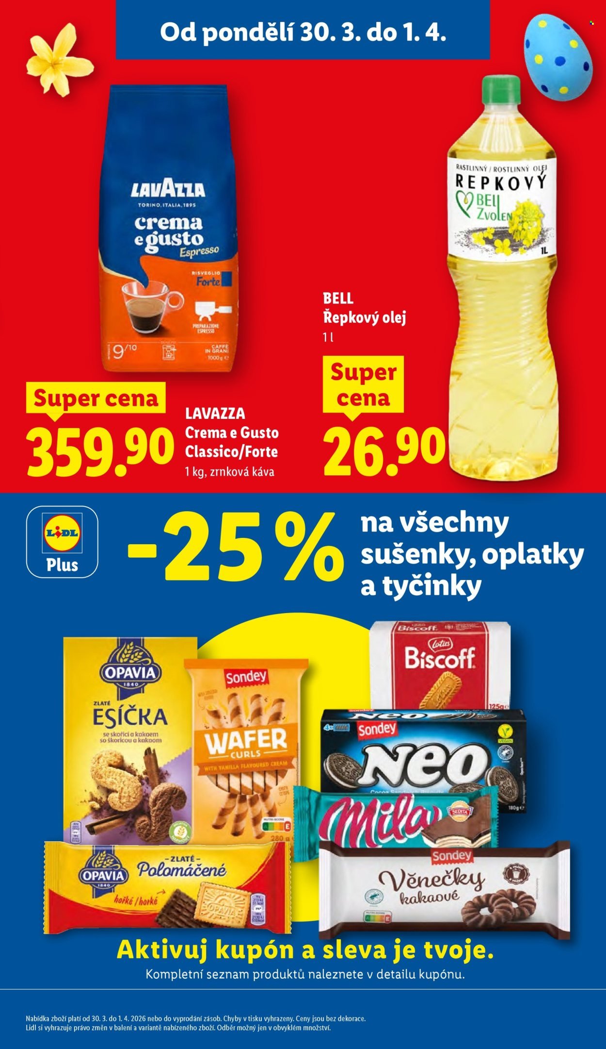 LIDL leták - Od pondělí 30.3.2026 (2026-03-30 - 2026-04-01)