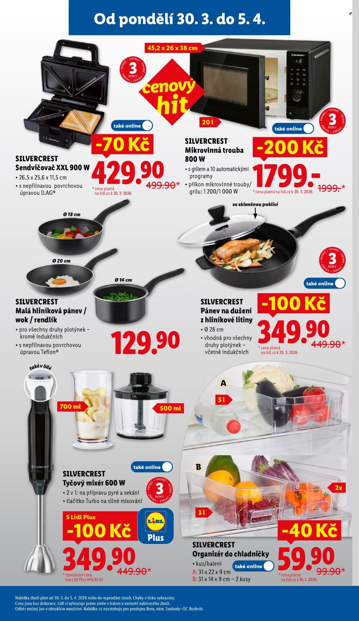 LIDL leták - Od pondělí 30.3.2026 (2026-03-30 - 2026-04-01)