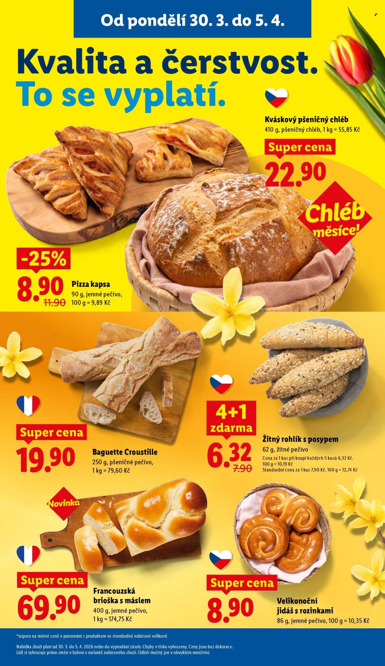 LIDL leták - Od pondělí 30.3.2026 (2026-03-30 - 2026-04-01)