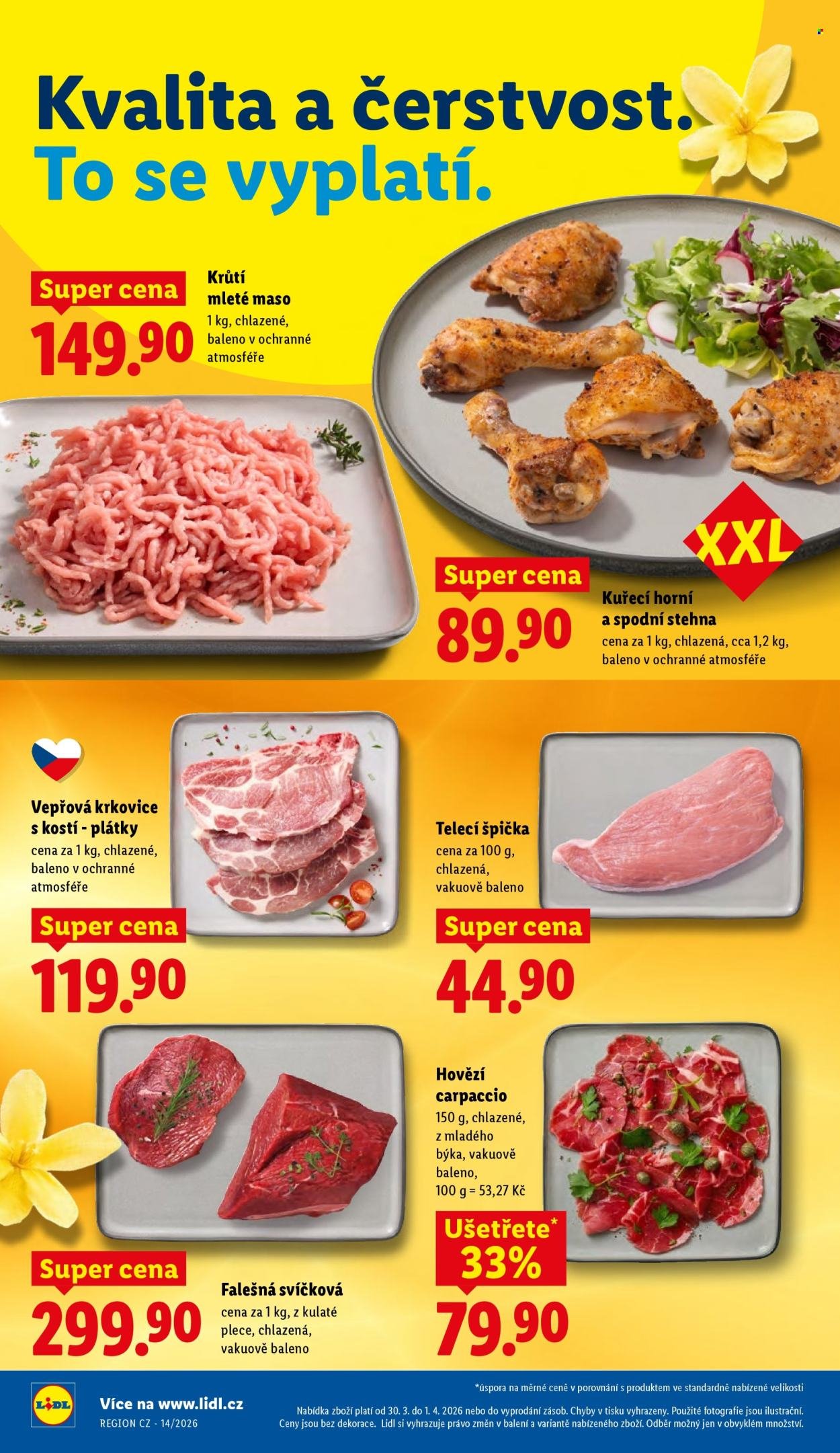 LIDL leták - Od pondělí 30.3.2026 (2026-03-30 - 2026-04-01)