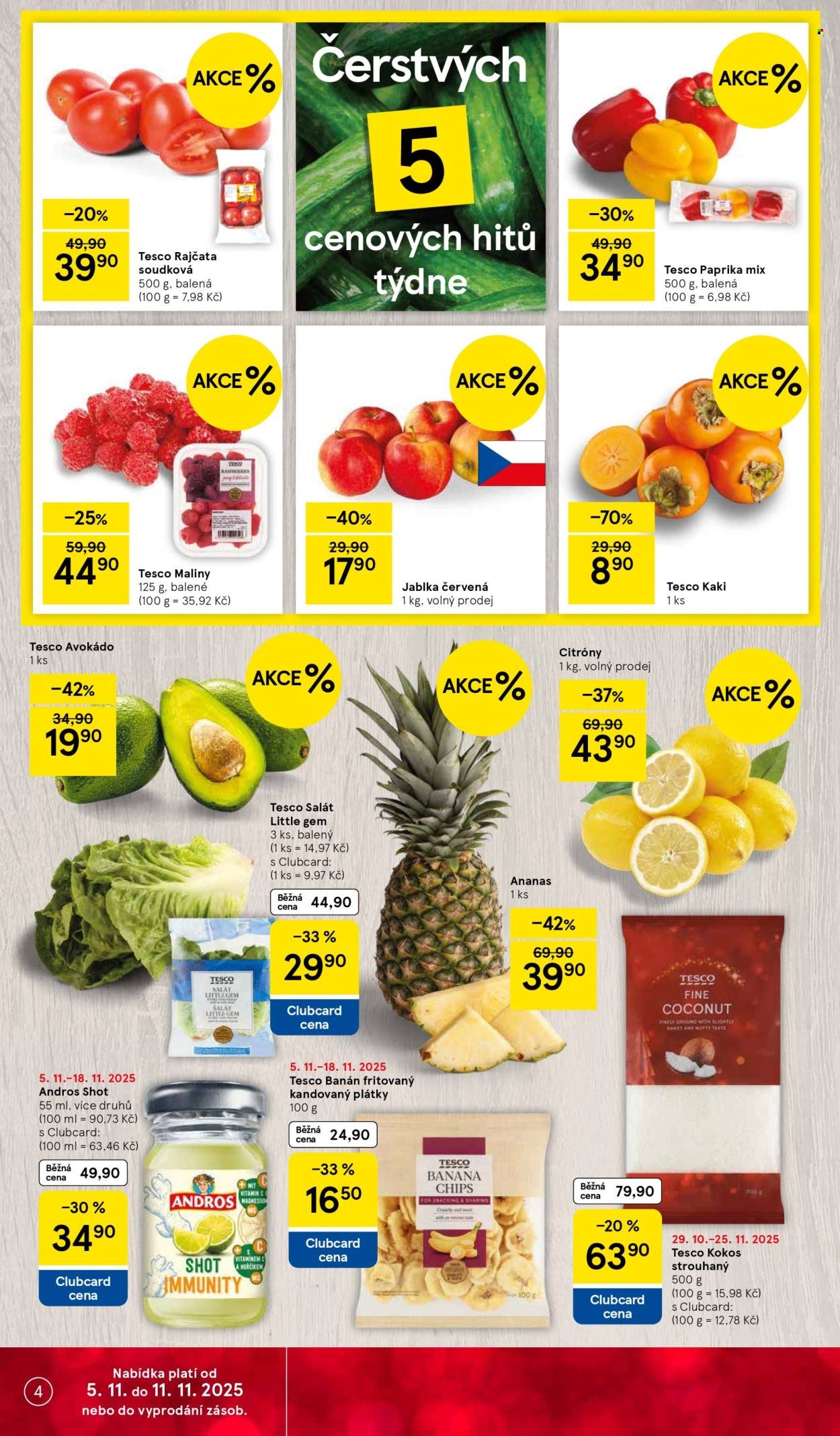 TESCO leták - Od středy 5.11.2025 (2025-11-05 - 2025-11-11)