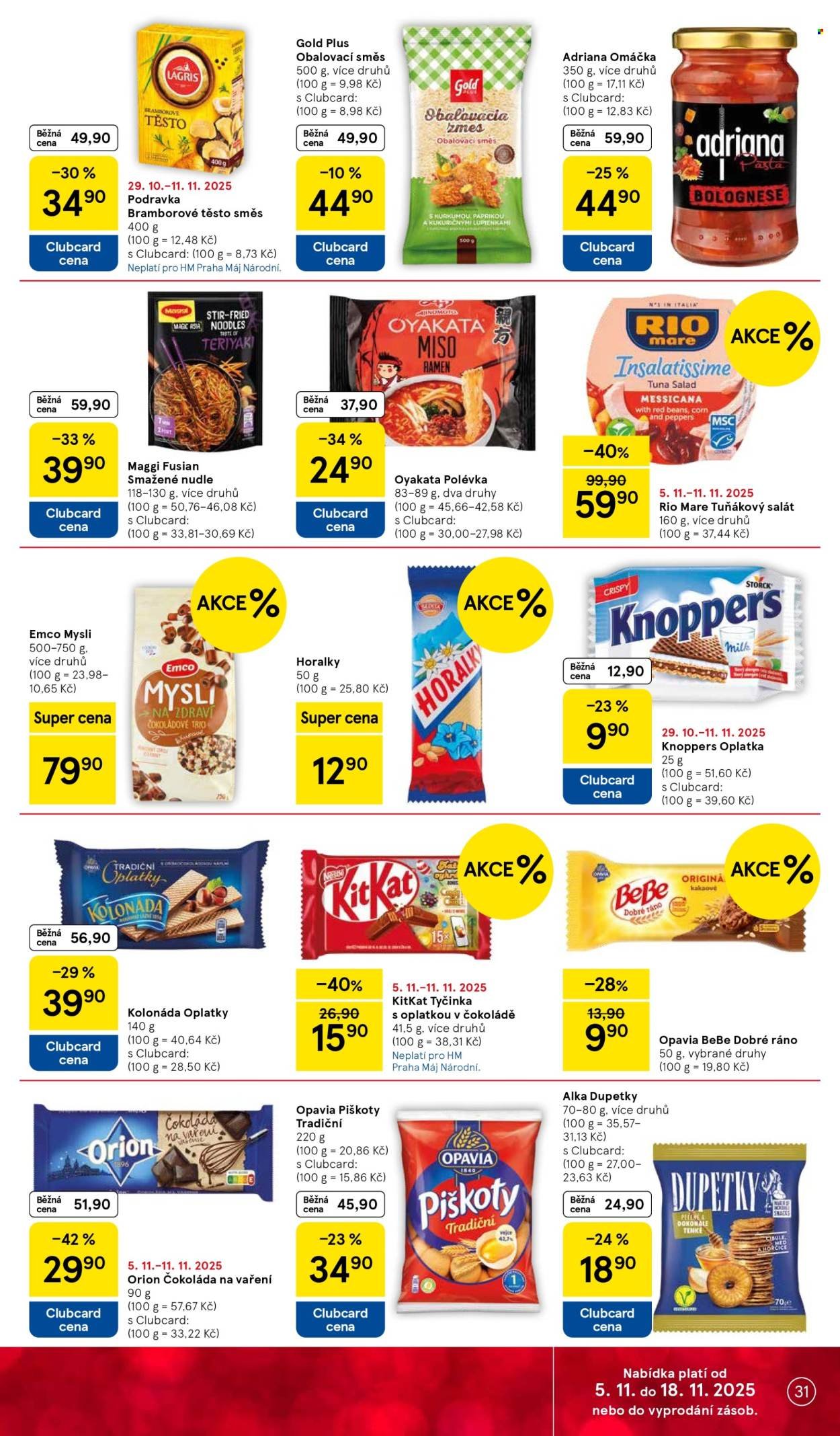 TESCO leták - Od středy 5.11.2025 (2025-11-05 - 2025-11-11)