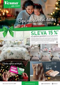 VESNA leták - Tipy ná vánoční dárky (2025-11-26 - 2025-12-23)