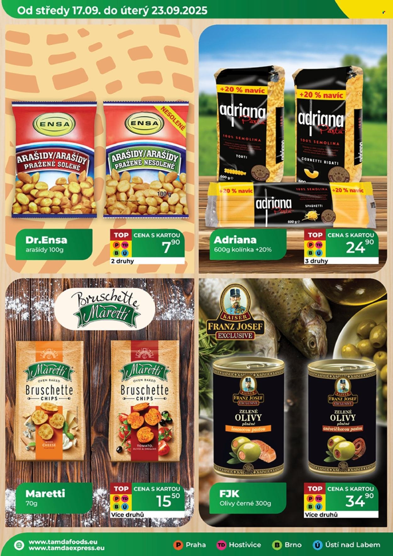 TAMDA FOODS leták - Od středy 17.9.2025 (2025-09-17 - 2025-09-23)
