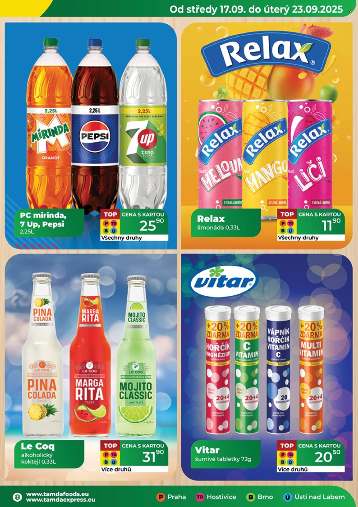 TAMDA FOODS leták - Od středy 17.9.2025 (2025-09-17 - 2025-09-23)