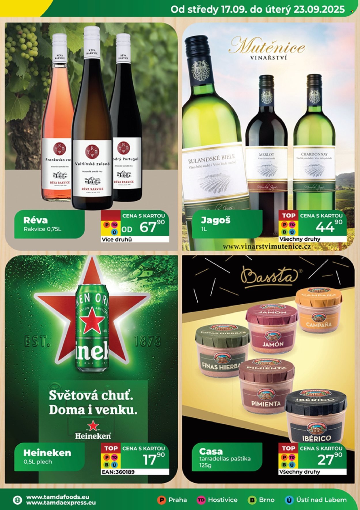 TAMDA FOODS leták - Od středy 17.9.2025 (2025-09-17 - 2025-09-23)