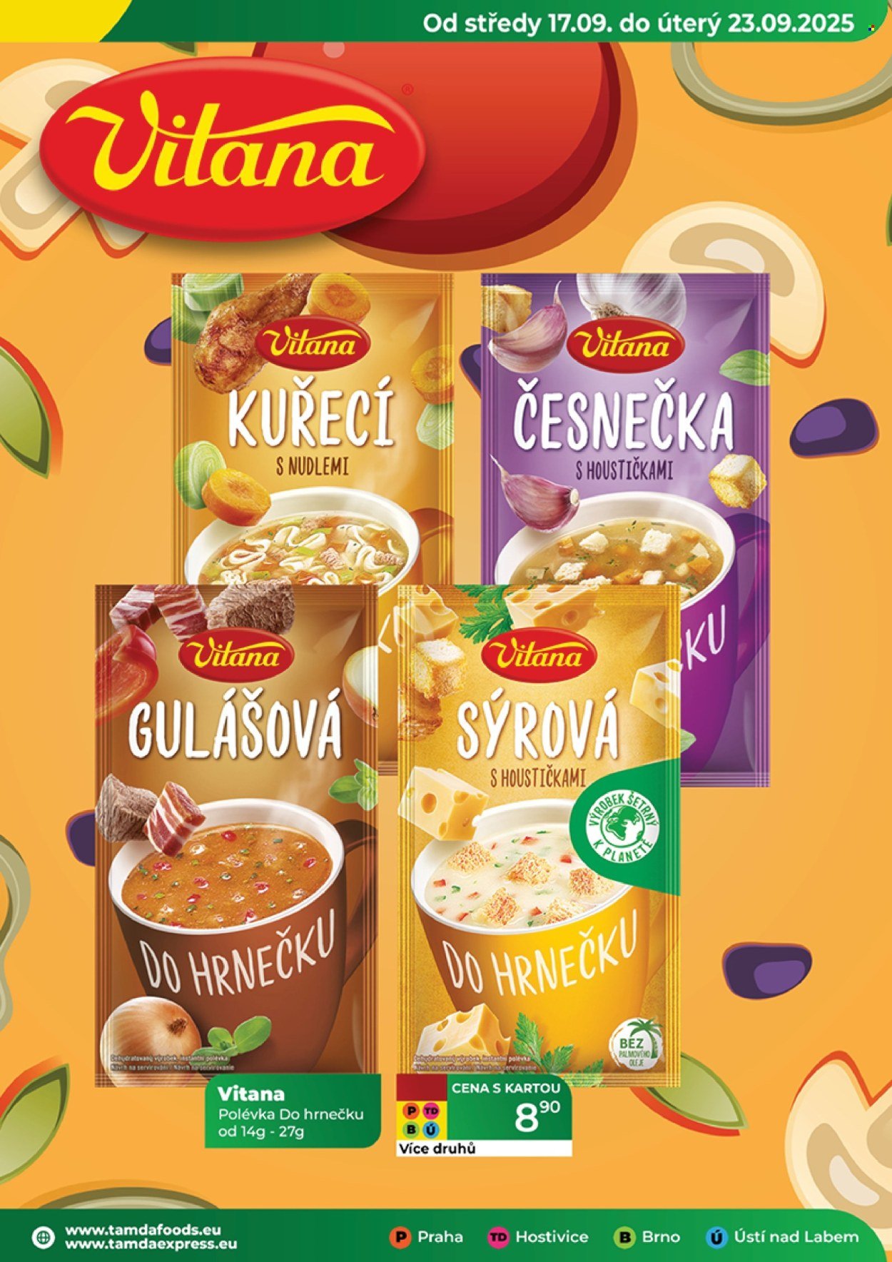 TAMDA FOODS leták - Od středy 17.9.2025 (2025-09-17 - 2025-09-23)