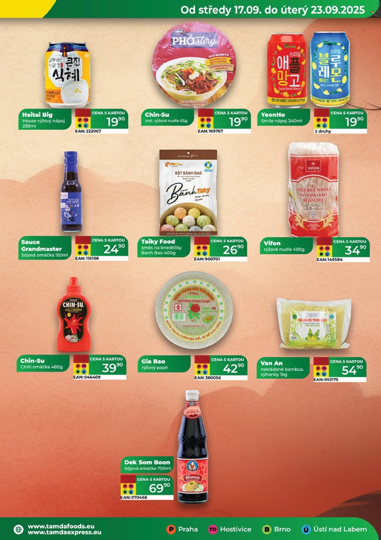 TAMDA FOODS leták - Od středy 17.9.2025 (2025-09-17 - 2025-09-23)