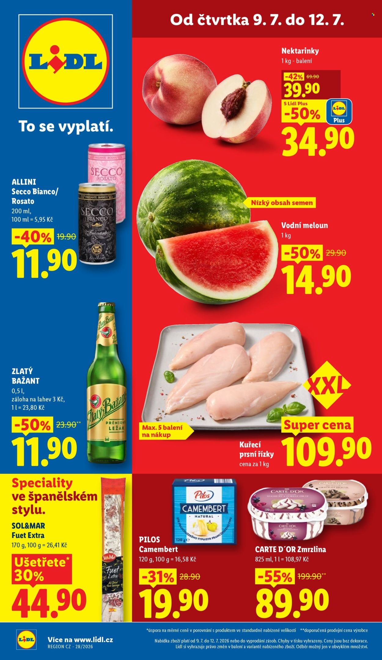 LIDL leták - Od čtvrtka 9.7.2026