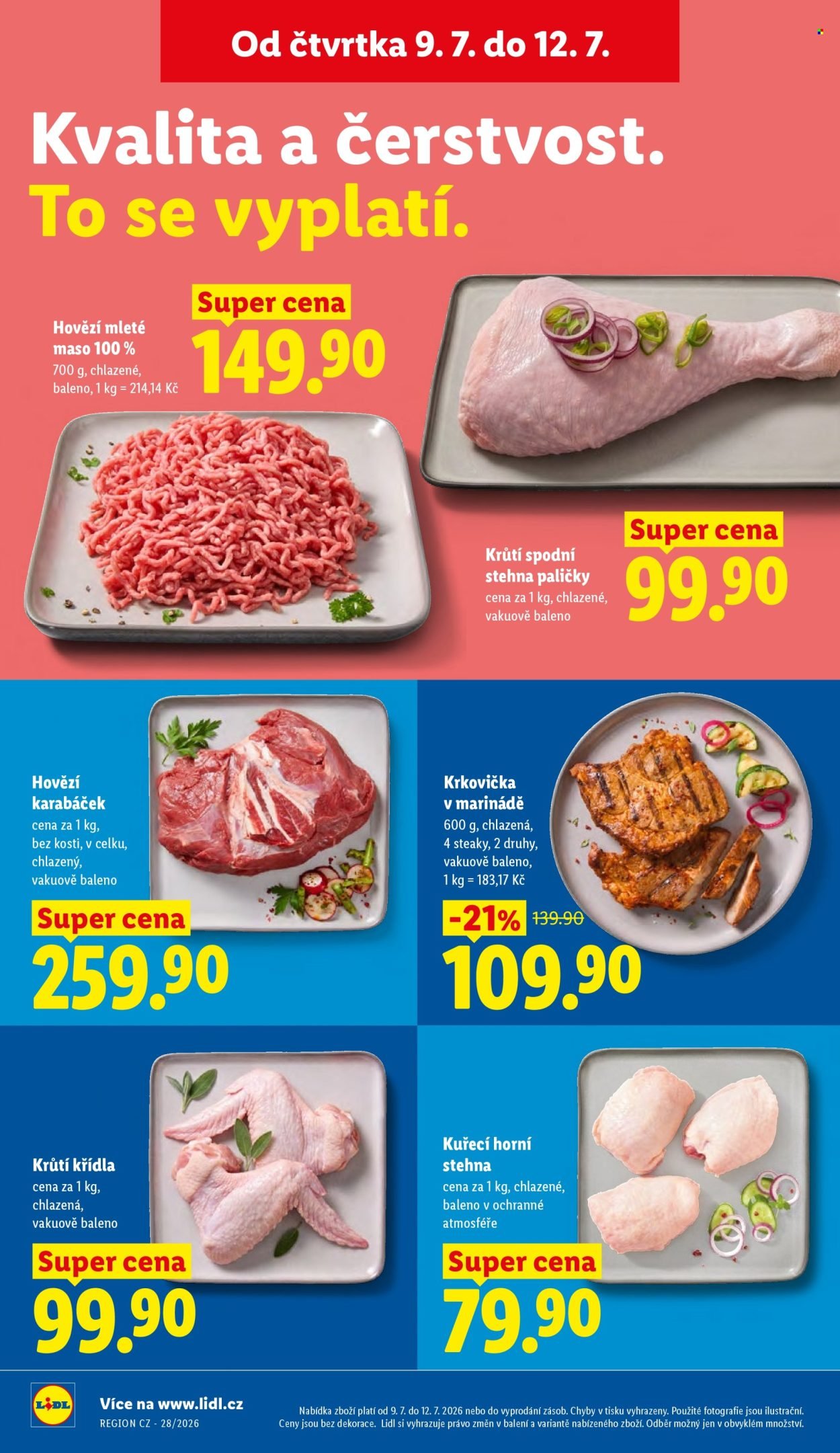LIDL leták - Od čtvrtka 9.7.2026