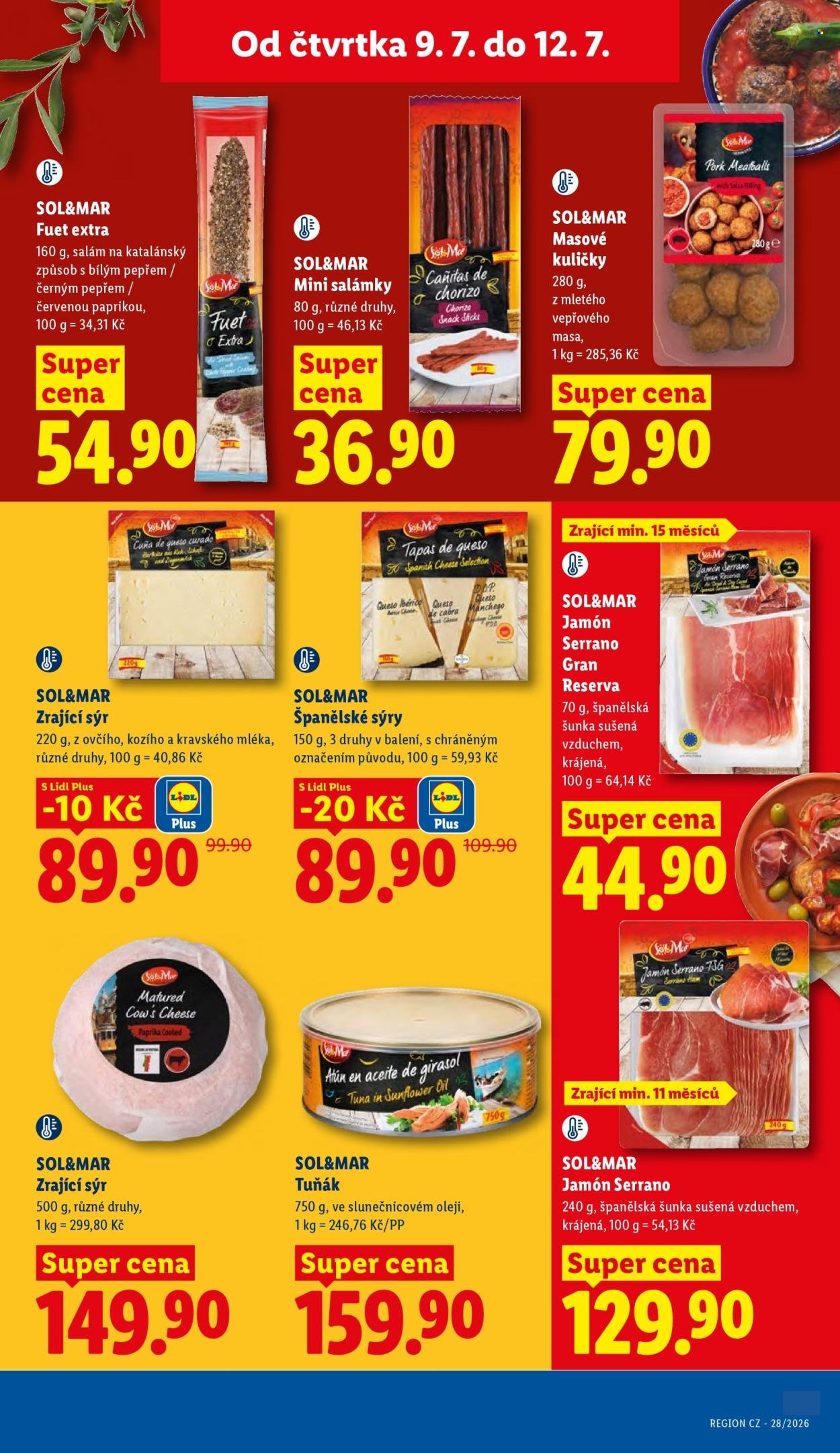 LIDL leták - Od čtvrtka 9.7.2026