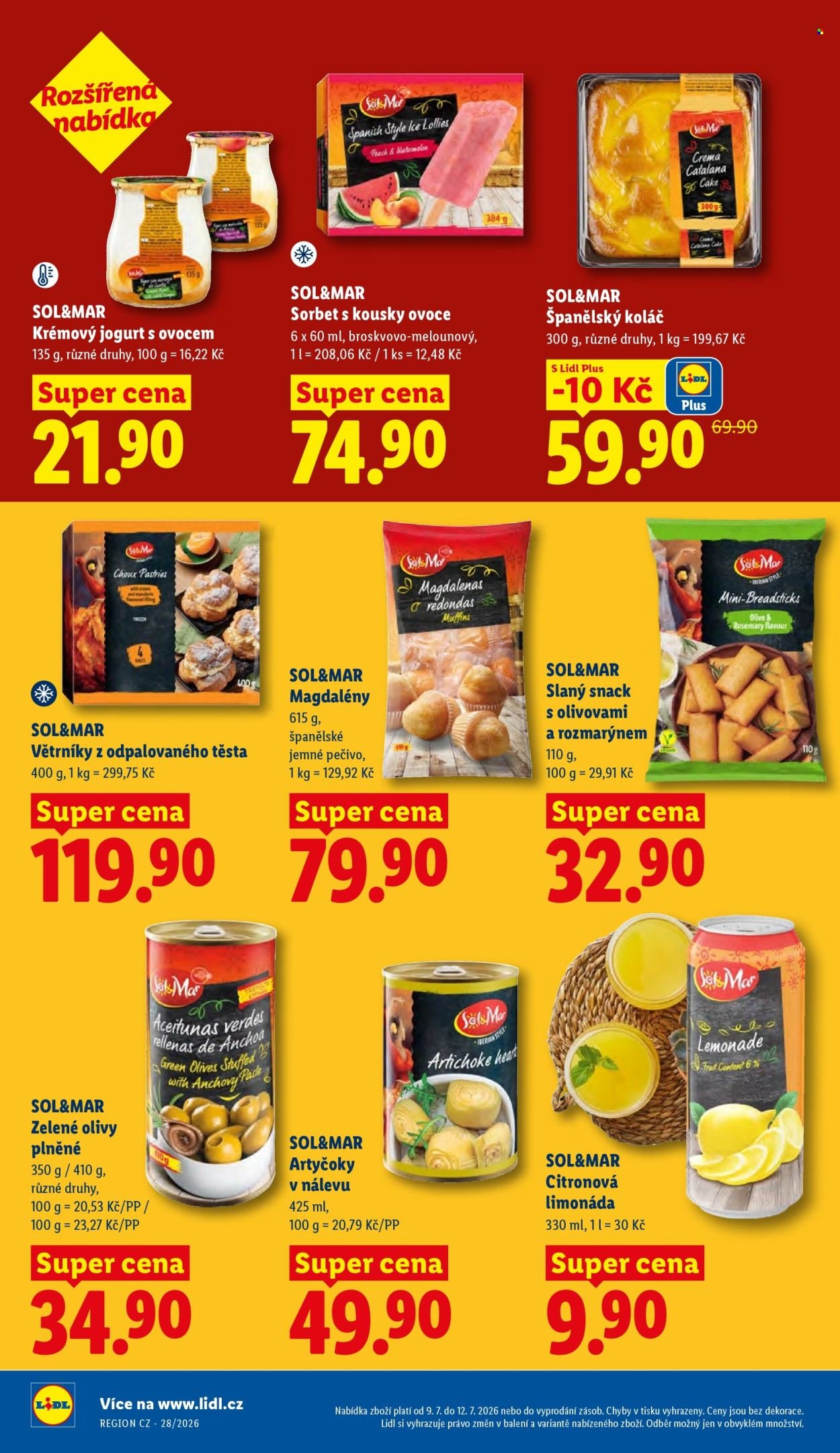 LIDL leták - Od čtvrtka 9.7.2026