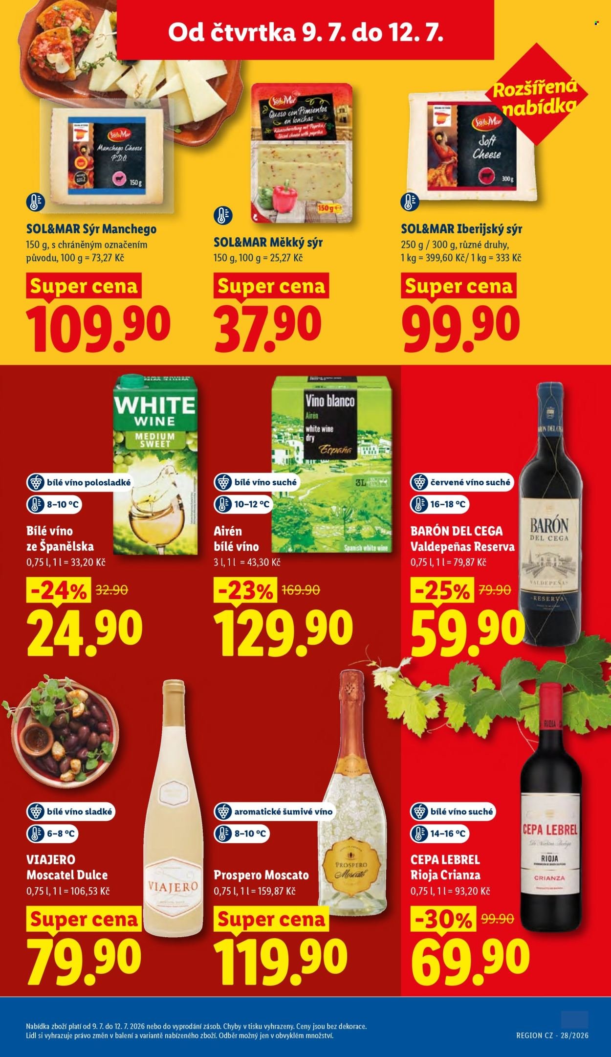 LIDL leták - Od čtvrtka 9.7.2026