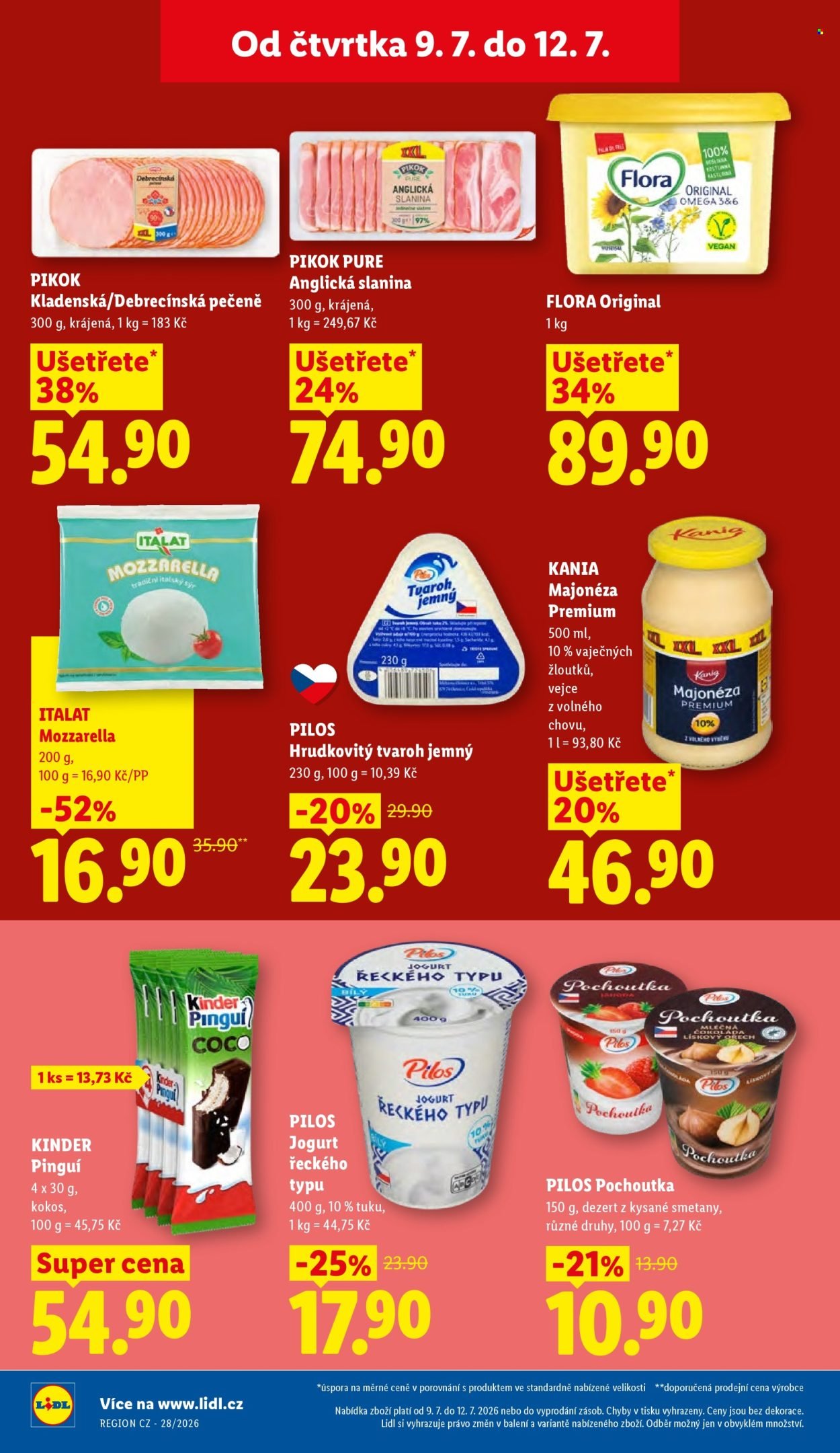LIDL leták - Od čtvrtka 9.7.2026